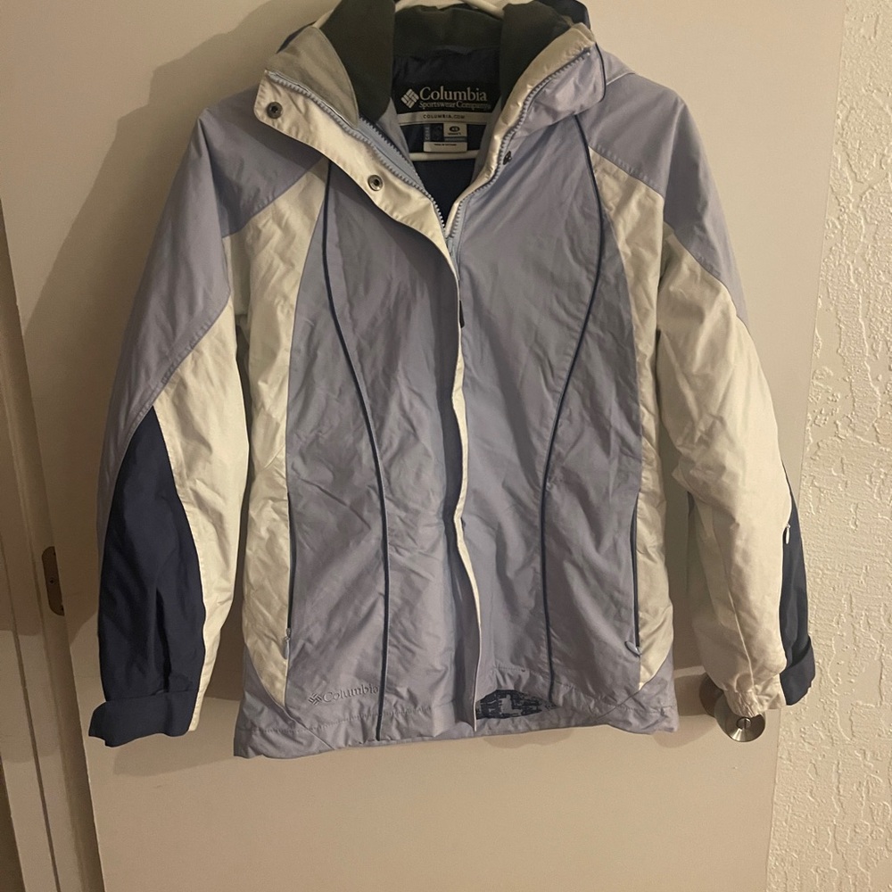 Columbia Blue and Gray Outdoor Jacket